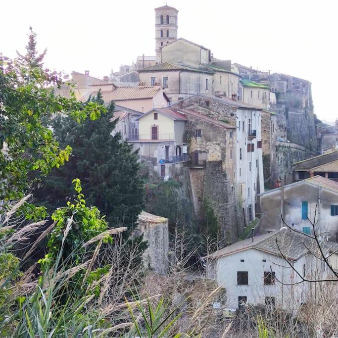 Casa In Antico Borgo Medievale A Tarano Ri, Via Giacomo Leopardi, 15ヴィラ エクステリア 写真