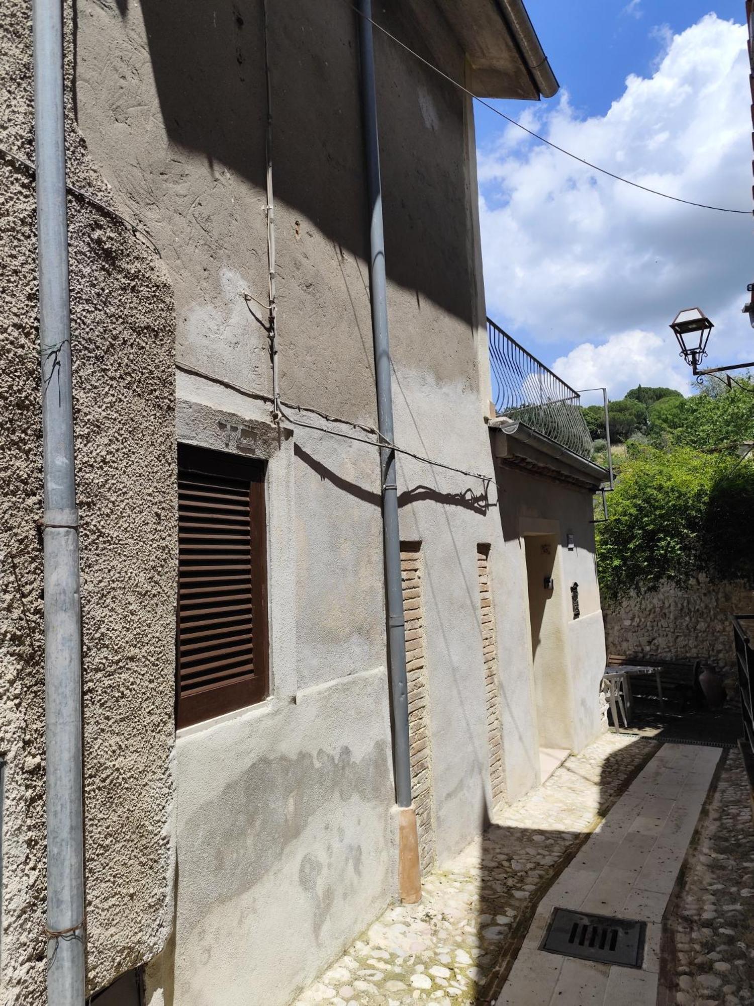 Casa In Antico Borgo Medievale A Tarano Ri, Via Giacomo Leopardi, 15ヴィラ エクステリア 写真